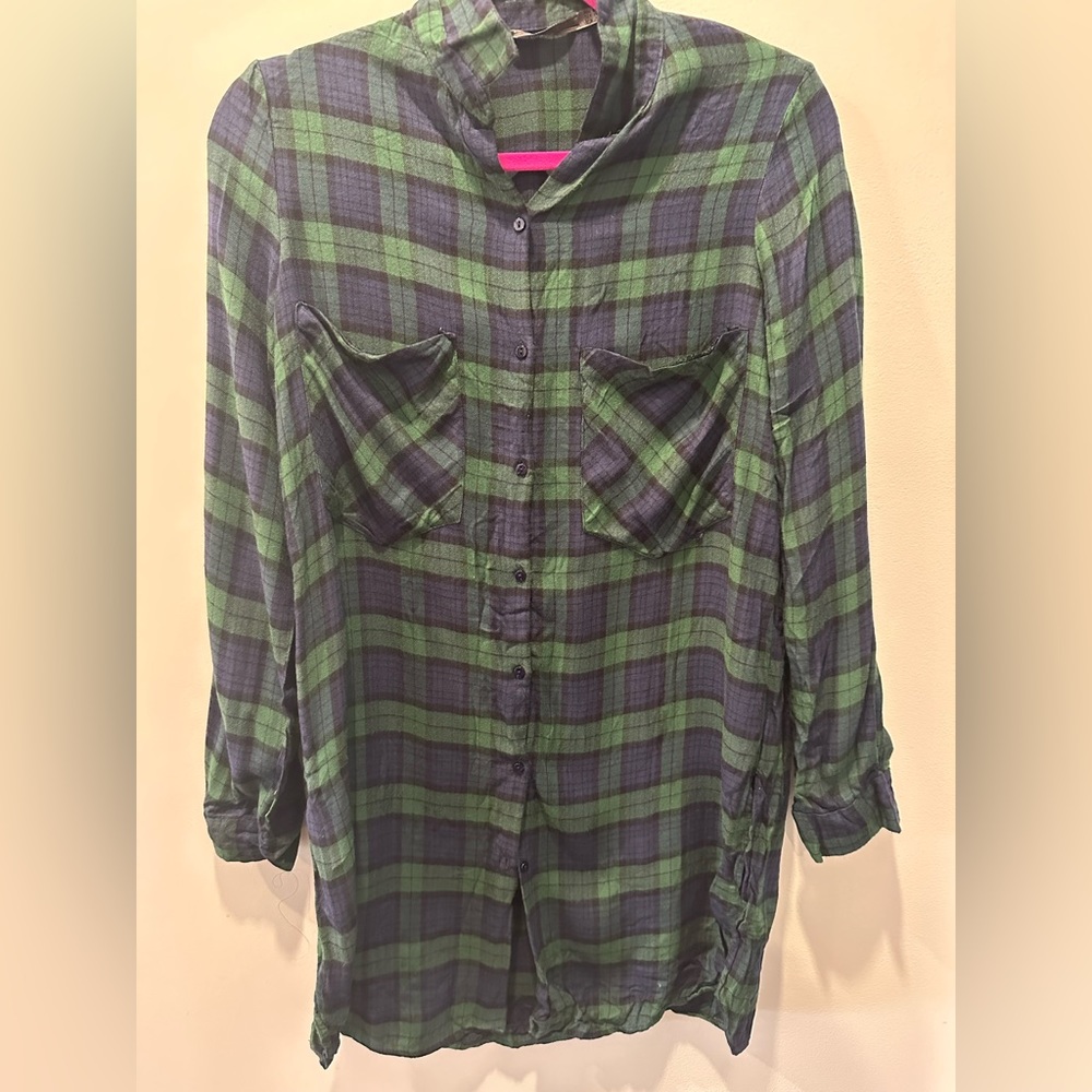 Zara plaid shirt
